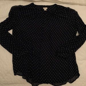 J. Crew | Navy Blouse